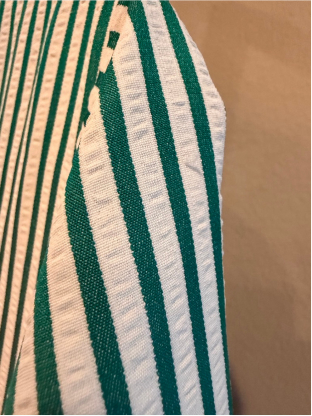 Entro Stripe Midi Dress in Green Size S - Picture 8 of 8
